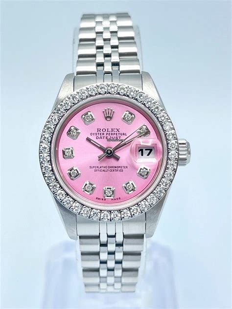 diamond pink rolex|pink Rolex price.